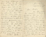 Letter from Buffalo, New York to Leonard Blake in Gambier, Ohio by Ann Jane (Leonard) Blake (1819-1901)