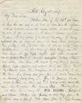 Letter from Buffalo, New York to Leonard Blake in Gambier, Ohio