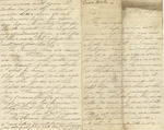 Letter from Buffalo, New York to Leonard Blake in Gambier, Ohio by Charlotte Louise Blake (1840-1866)