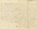 Letter from Buffalo, New York to Leonard Blake in Gambier, Ohio