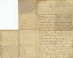 Letter from Buffalo, New York to Leonard Blake in Gambier, Ohio