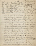 Letter from Buffalo, New York to Leonard Blake in Gambier, Ohio