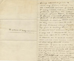 Letter from Buffalo, New York to Leonard Blake in Gambier, Ohio