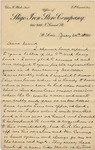 Letter from Buffalo, New York to Leonard Blake in Gambier, Ohio