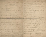 Letter from Buffalo, New York to Leonard Blake in Gambier, Ohio