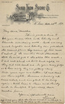 Letter from Buffalo, New York to Leonard Blake in Gambier, Ohio