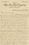 Letter from Buffalo, New York to Leonard Blake in Gambier, Ohio