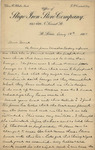 Letter from Buffalo, New York to Leonard Blake in Gambier, Ohio
