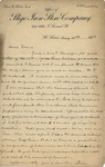 Letter from Buffalo, New York to Leonard Blake in Gambier, Ohio