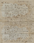 Letter from Buffalo, New York to Leonard Blake in Gambier, Ohio