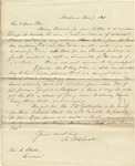 Letter from Buffalo, New York to Leonard Blake in Gambier, Ohio