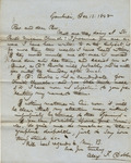 Letter from Buffalo, New York to Leonard Blake in Gambier, Ohio