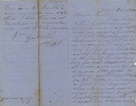 Letter from Buffalo, New York to Leonard Blake in Gambier, Ohio
