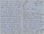 Letter from Buffalo, New York to Leonard Blake in Gambier, Ohio