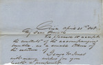 Letter from Buffalo, New York to Leonard Blake in Gambier, Ohio