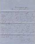 Letter from Buffalo, New York to Leonard Blake in Gambier, Ohio