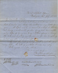 Letter from Buffalo, New York to Leonard Blake in Gambier, Ohio