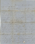 Letter from Buffalo, New York to Leonard Blake in Gambier, Ohio