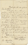 Letter from Buffalo, New York to Leonard Blake in Gambier, Ohio