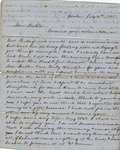 Letter from Buffalo, New York to Leonard Blake in Gambier, Ohio
