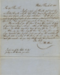 Letter from Buffalo, New York to Leonard Blake in Gambier, Ohio