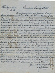 Letter from Buffalo, New York to Leonard Blake in Gambier, Ohio