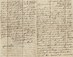 Letter from Buffalo, New York to Leonard Blake in Gambier, Ohio by Jemina (O’Connor) Peake (1785-1864)
