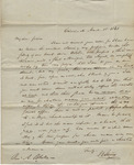 Letter from Buffalo, New York to Leonard Blake in Gambier, Ohio by Bellamy Storer Storer (1796-1875)