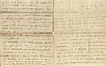 Letter from Buffalo, New York to Leonard Blake in Gambier, Ohio by Joash Rice Taylor (1818-1900)