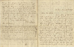 Letter from Buffalo, New York to Leonard Blake in Gambier, Ohio