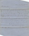 Letter from Buffalo, New York to Leonard Blake in Gambier, Ohio