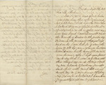 Letter from Buffalo, New York to Leonard Blake in Gambier, Ohio