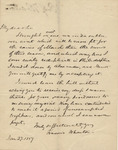 Letter from Buffalo, New York to Leonard Blake in Gambier, Ohio