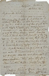 Letter from Buffalo, New York to Leonard Blake in Gambier, Ohio