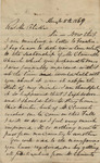 Letter from Buffalo, New York to Leonard Blake in Gambier, Ohio