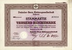 Daimler-Benz AG Stuttgart Stock