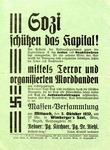 Flier for Nazi Party Meeting