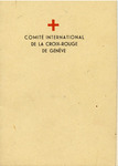 International Committee of the Red Cross Protective Pass for Jew Helene Mayer Signed by Friedrich Born with stamp of Red Cross