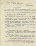 Official Document with W. Filderman Signature Stamp Regarding Official Dispoistions from War