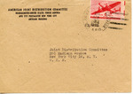 Envelope from the United National Relief and Rehabilitation Administration sent from APO 777 (Austria)