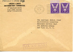 Envelope from the Preparatory Commission of the International Refugee Organization sent from APO 407 (Munich)
