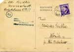 Correspondence Between Otto Seidlic in Theresienstadt and Blasa Blarenka Seidlicova