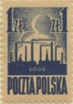 Polish Stamp Commemorating the Liberation of Lodz