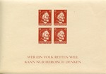 Third Reich "Futches Reich" Propaganda Mini Stamps
