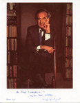 Elie Wiesel Photograph with Signature