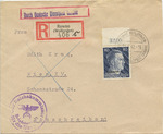 Official Cover from Reichkommisar of Occupied Ukraine, Rowno