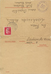 Lettercard from Concentration Camp Gross-Rosen to Radom