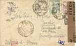 Cover from Miranda de Ebro Concentration Camp to Cracow, Poland, General Gouvernment, Sent by a Polish Prisoner