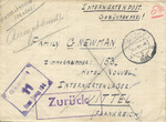 Censored Cover from L.F. de Jong, Netherlands, to G. Newman Family Interned at Vittel Interniertenlager