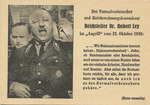 British "Black Propaganda" Postcard with Robert Ley